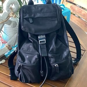 MCM nylon backpack